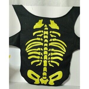 Skeleton Dog Shirt Size Med  easy closure